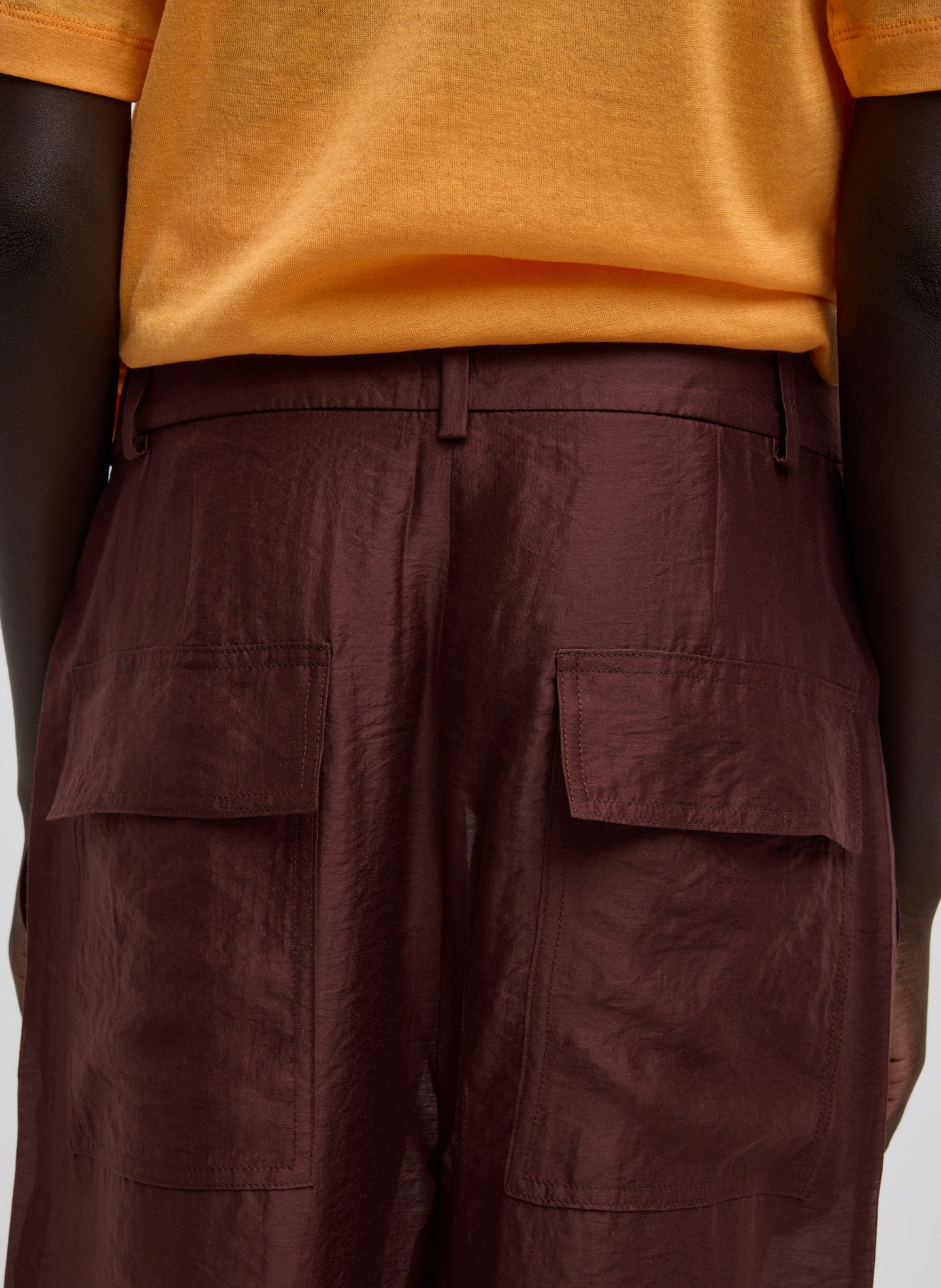 Tibi Summer Voile Stella Pant With Slit Detail
