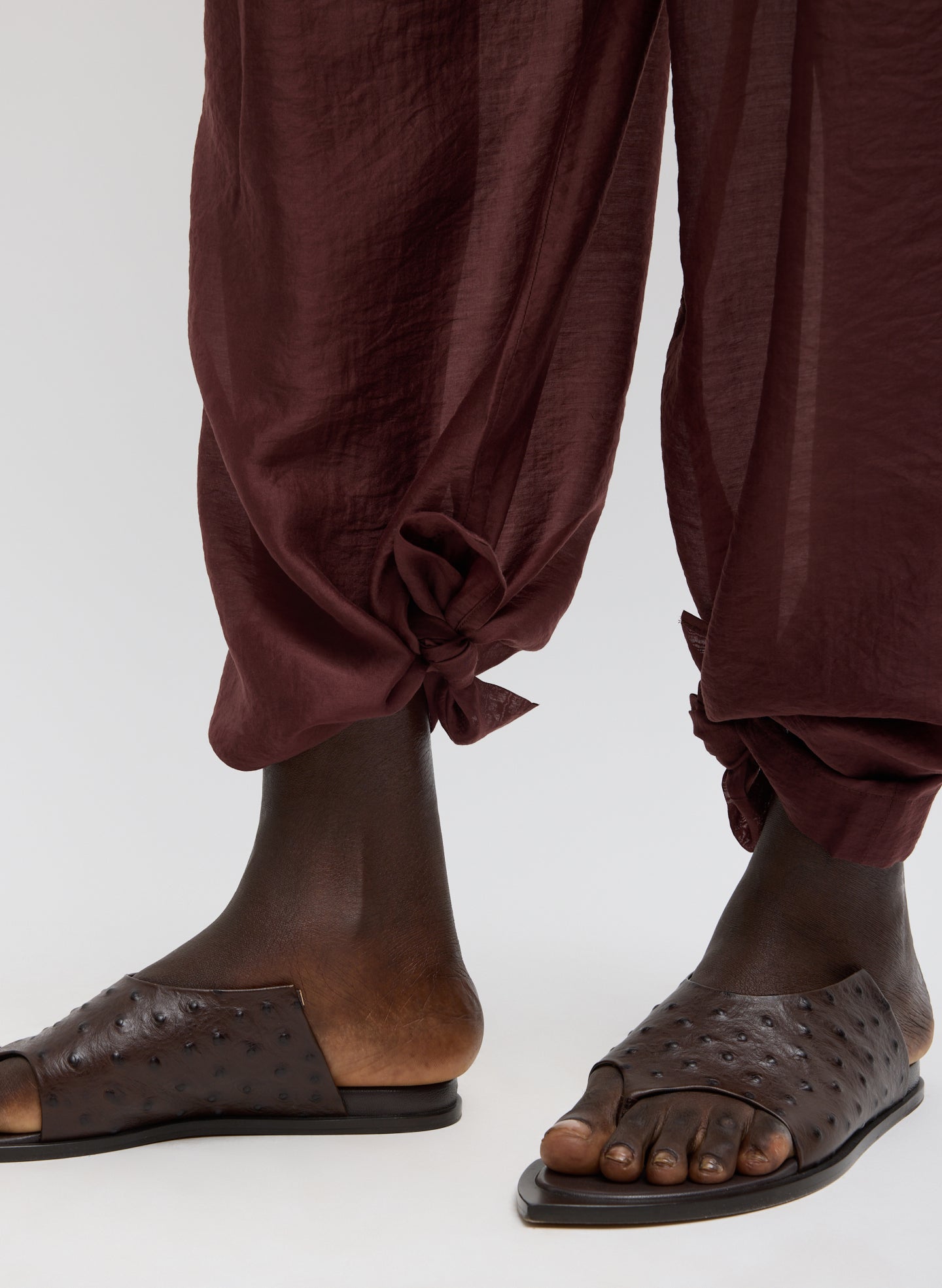 Tibi Summer Voile Stella Pant With Slit Detail