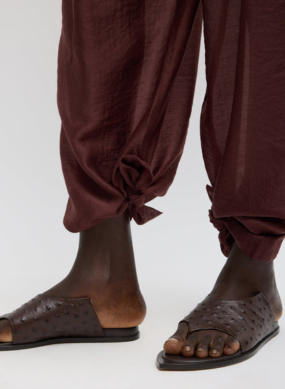 Tibi Summer Voile Stella Pant With Slit Detail