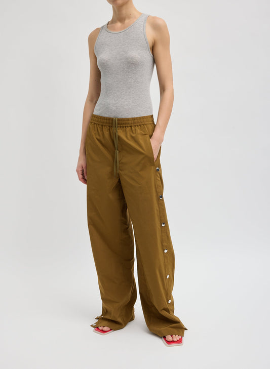 Tibi Nylon Snap Jogger
