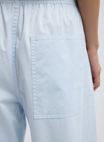 Tibi Garment Dyed Silky Cotton Winslow Pull On Pant