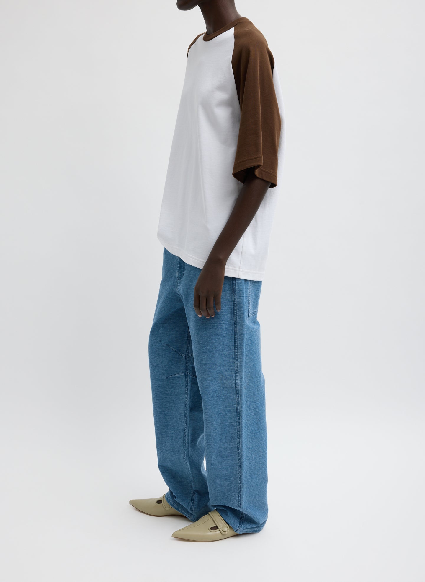 Tibi Denim Interlock Mica Jean