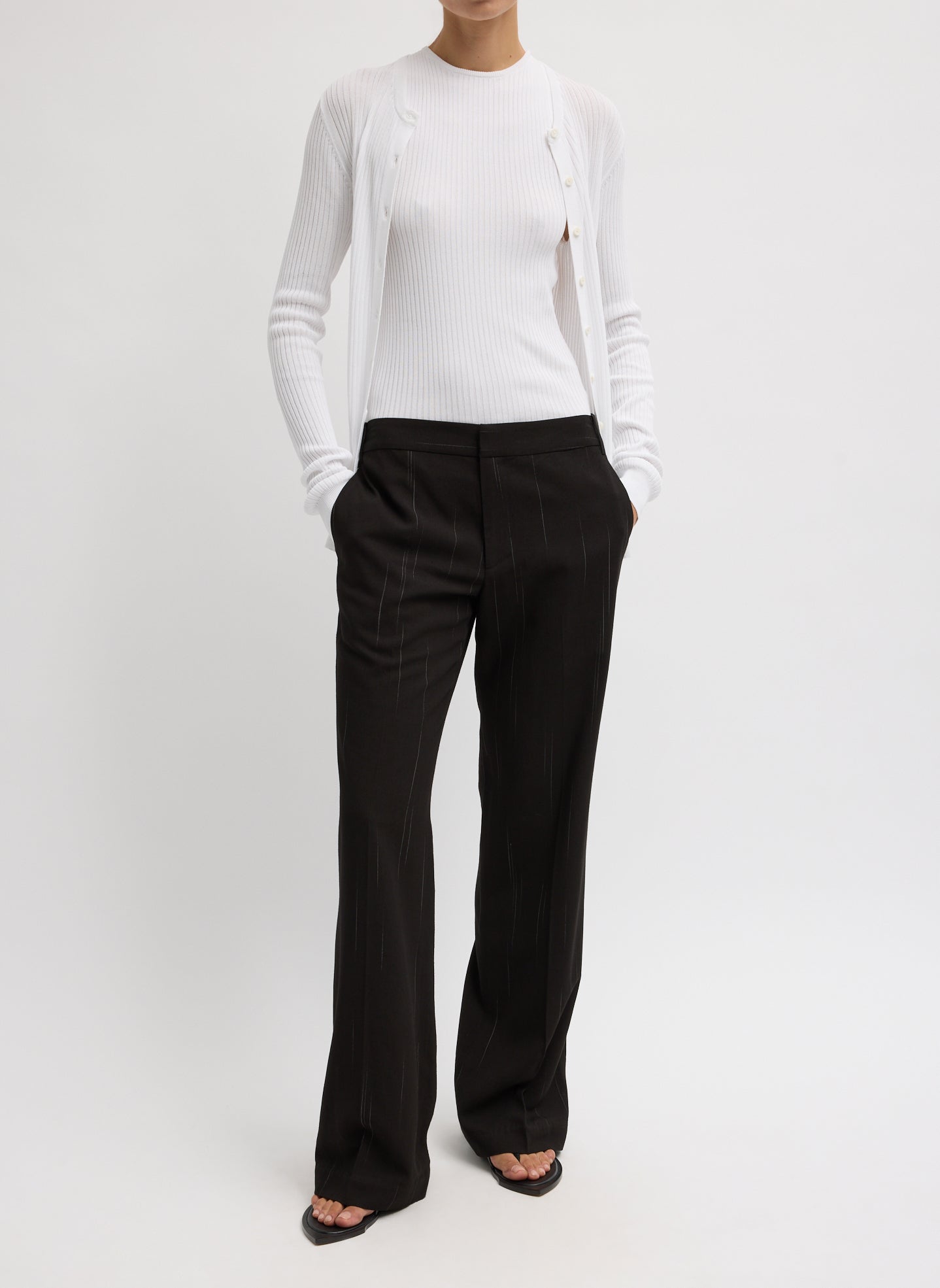 Tibi Viscose Suiting Isaac Pant