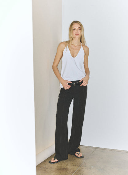 Tibi Viscose Suiting Isaac Pant