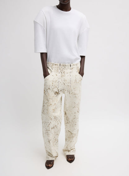 Tibi Calcimin Denim Fischer Jean