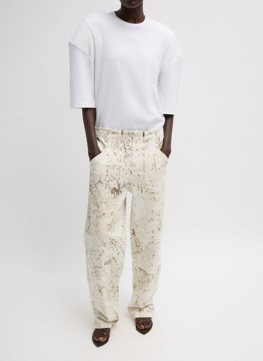 Tibi Calcimin Denim Fischer Jean
