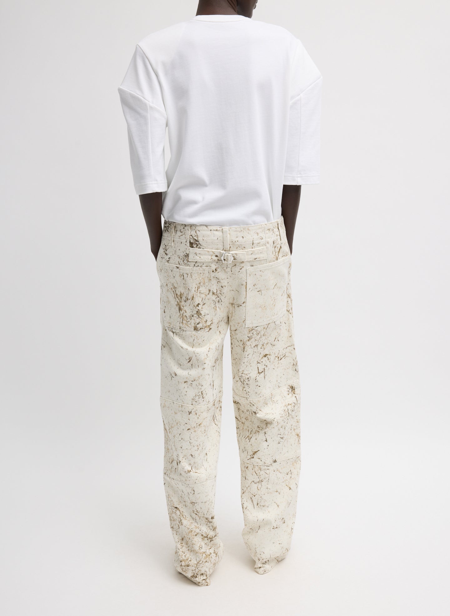 Tibi Calcimin Denim Fischer Jean
