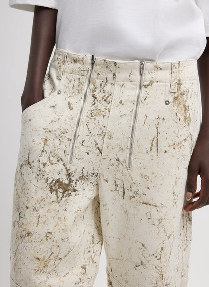 Tibi Calcimin Denim Fischer Jean