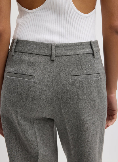 Tibi Structured Wool Zip Front Trouser