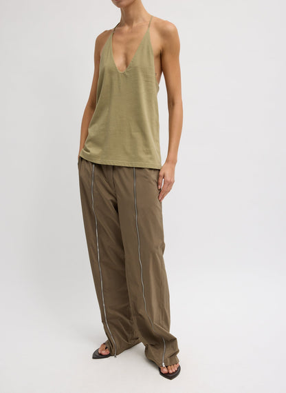 Tibi Nylon Zipper Trouser