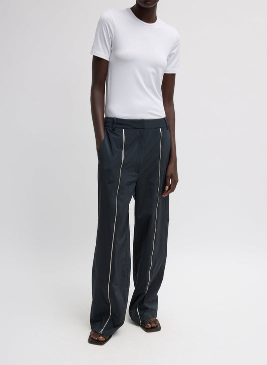 Tibi Nylon Zipper Trouser