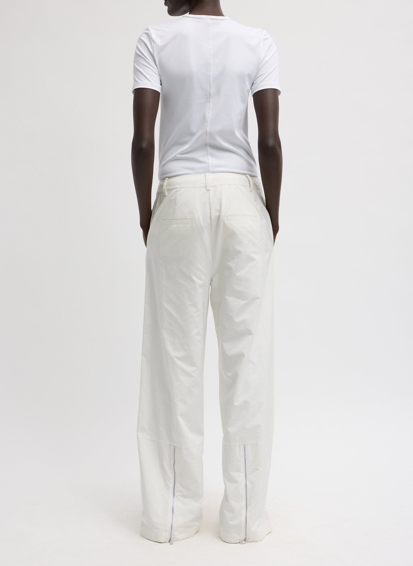 Tibi Nylon Zipper Trouser