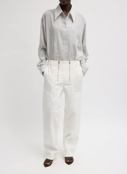 Tibi Patchwork Twill Cargo Fischer Jean