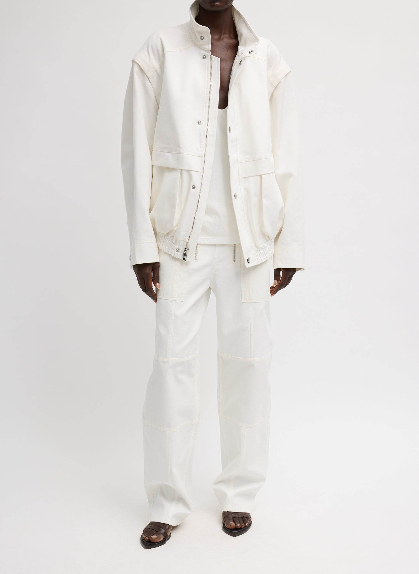 Tibi Patchwork Twill Cargo Fischer Jean