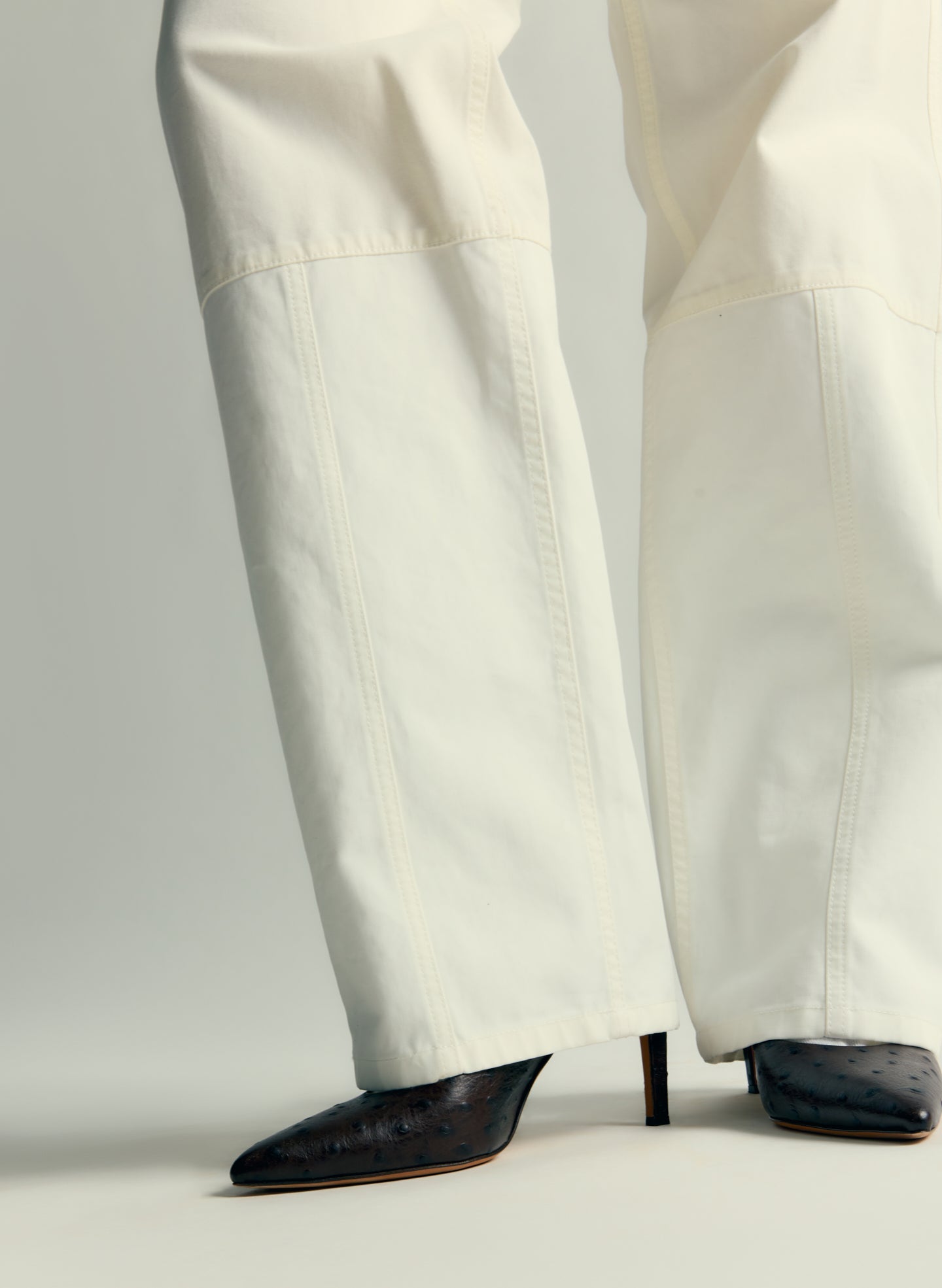 Tibi Patchwork Twill Cargo Fischer Jean