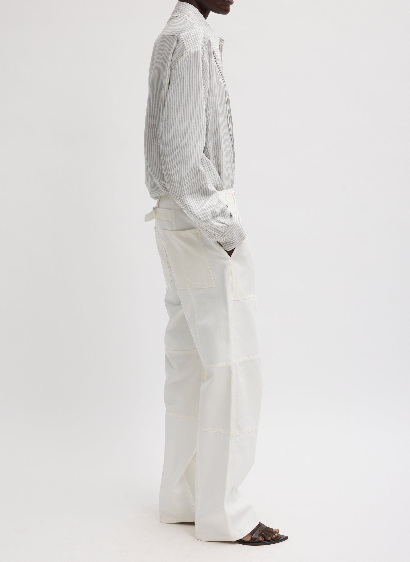 Tibi Patchwork Twill Cargo Fischer Jean