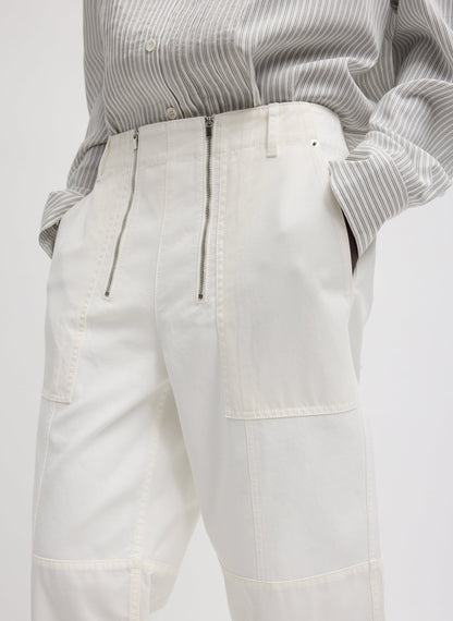 Tibi Patchwork Twill Cargo Fischer Jean
