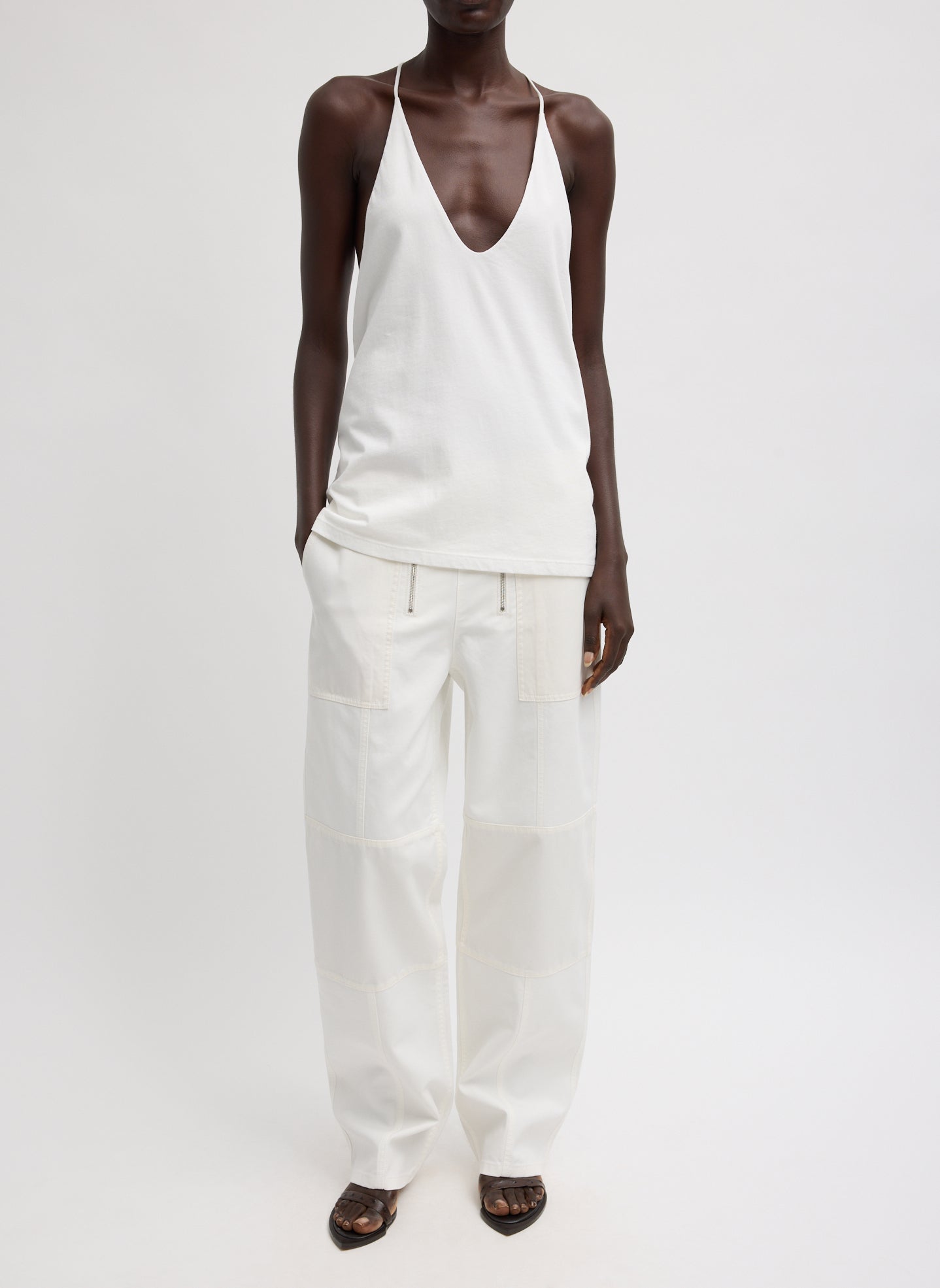 Tibi Patchwork Twill Cargo Fischer Jean