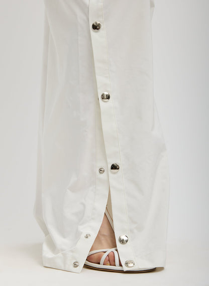 Tibi Nylon Snap Pull On Jogger