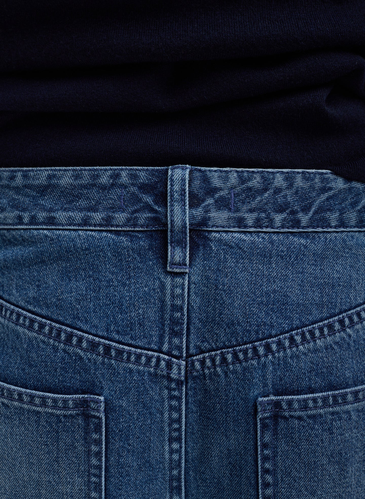 Tibi Zippered Denim Jogger