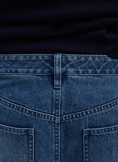 Tibi Zippered Denim Jogger