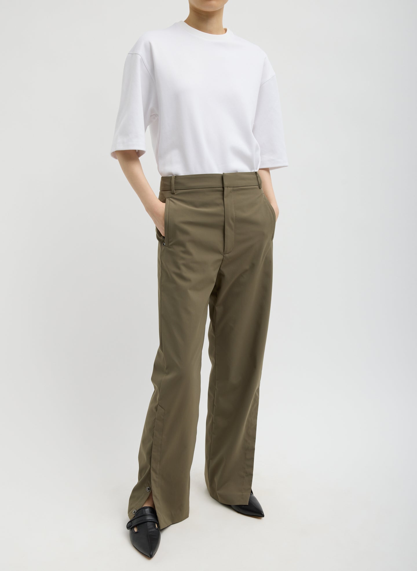 Tibi Tech Suiting Mark Trouser