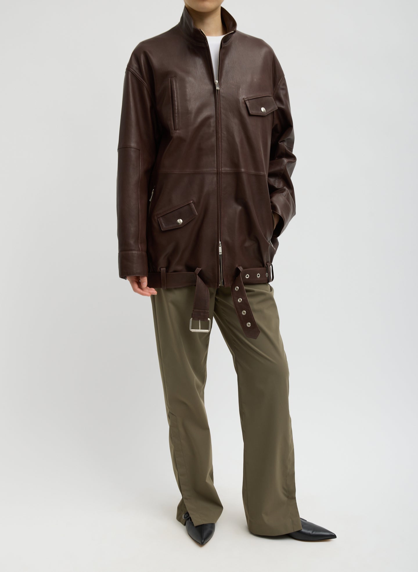 Tibi Tech Suiting Mark Trouser
