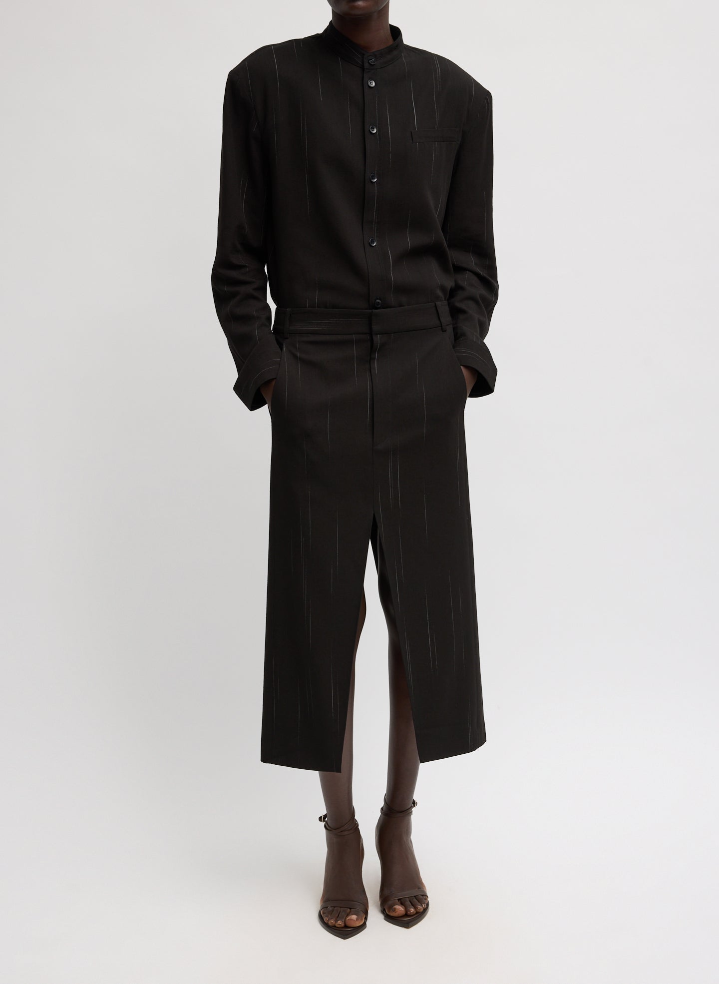 Tibi Viscose Suiting Detached Shirt