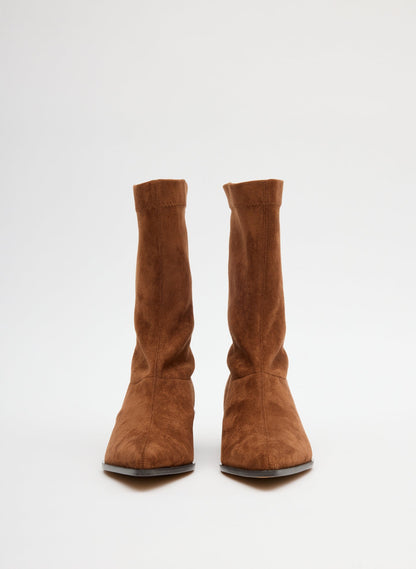 Tibi Faux Suede Leo Boot