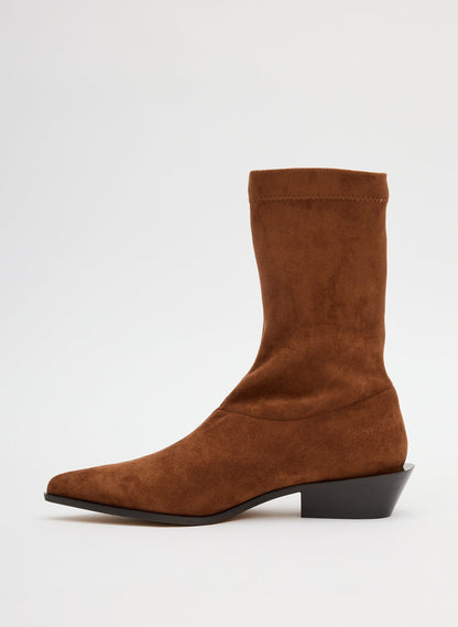 Tibi Faux Suede Leo Boot