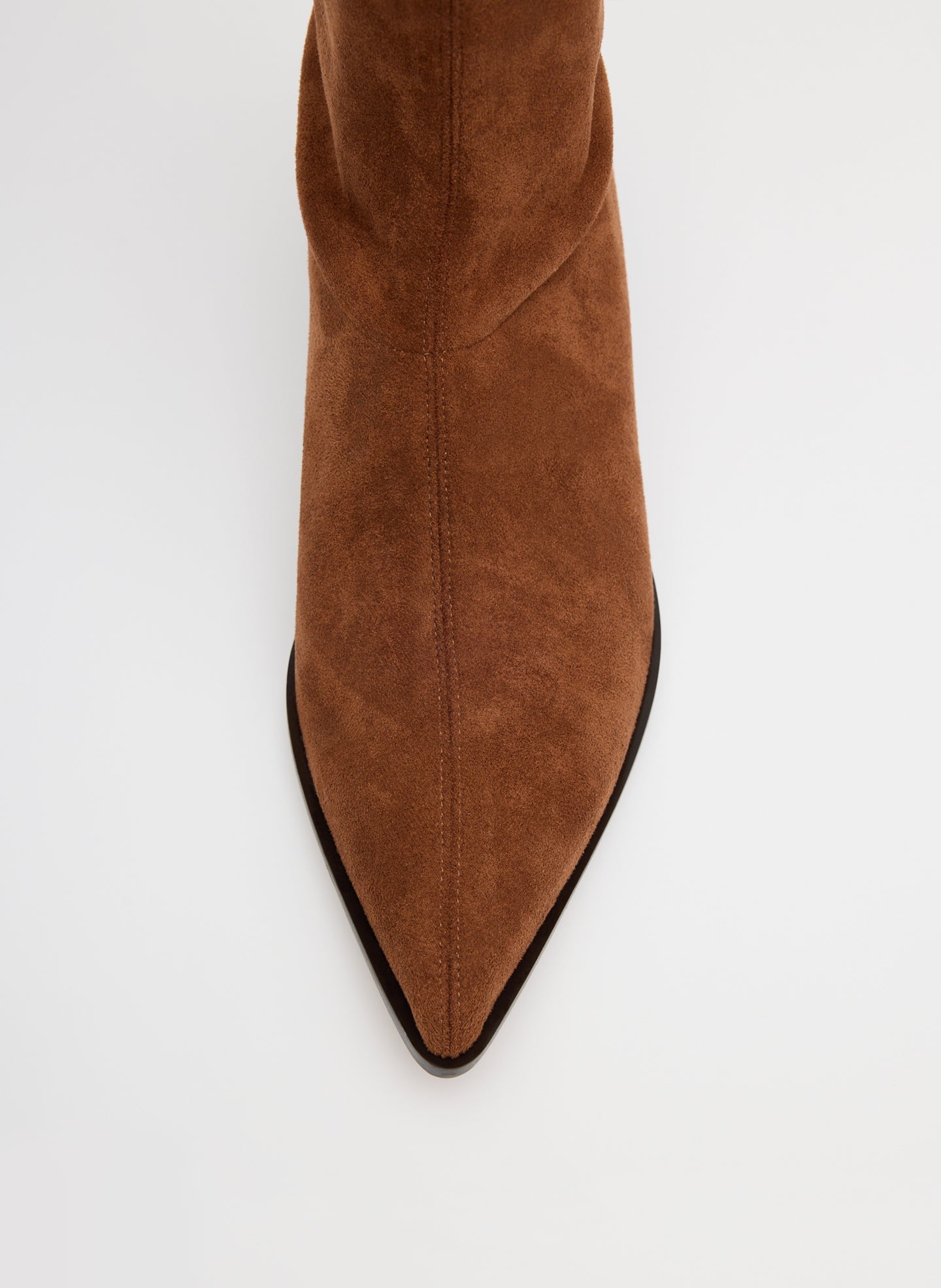 Tibi Faux Suede Bronson Boot - Regular Calf