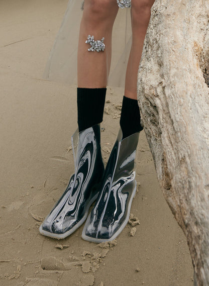 Tibi Baby Rain Bootie