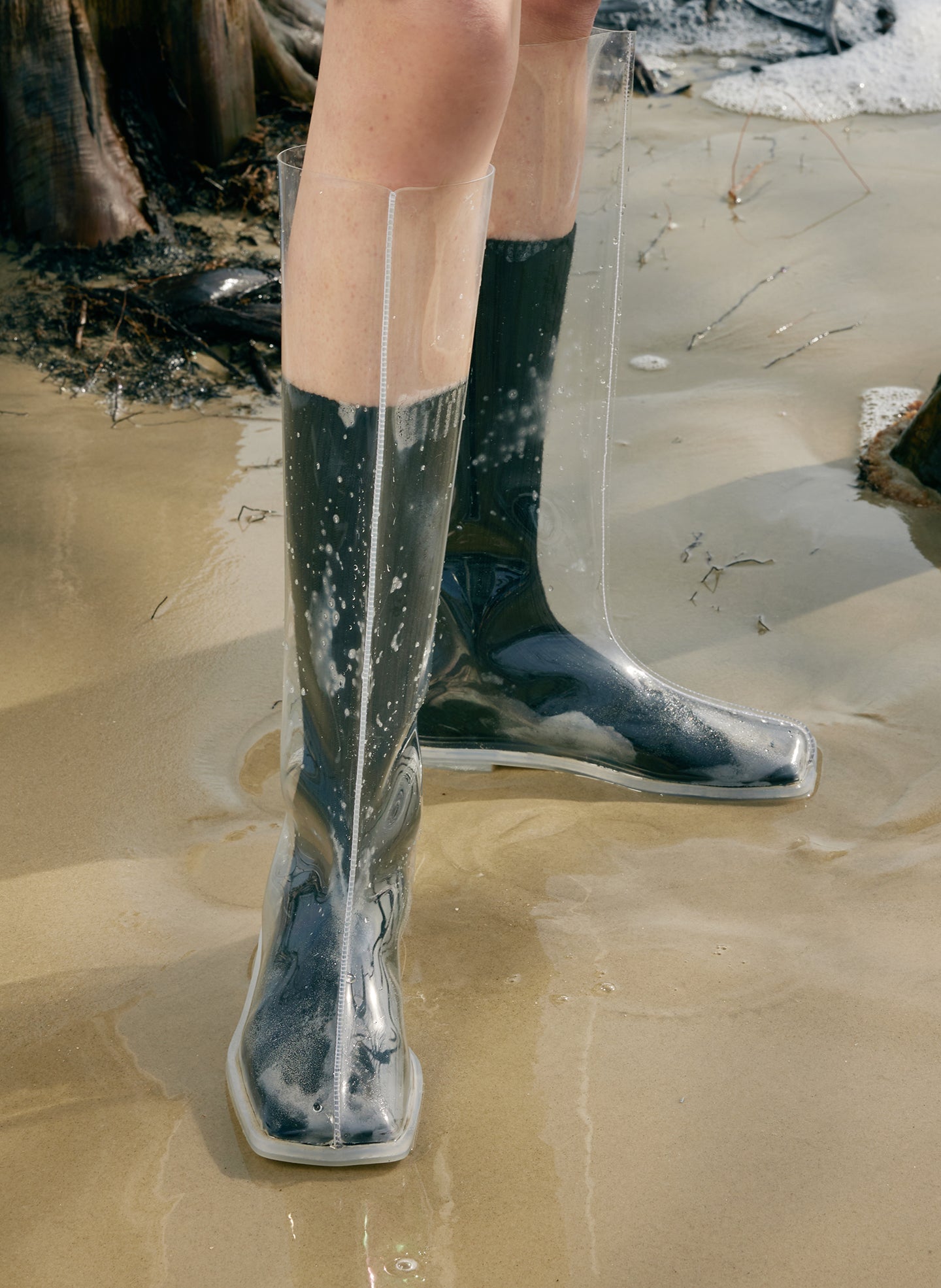 Tibi Mookie Rain Boot
