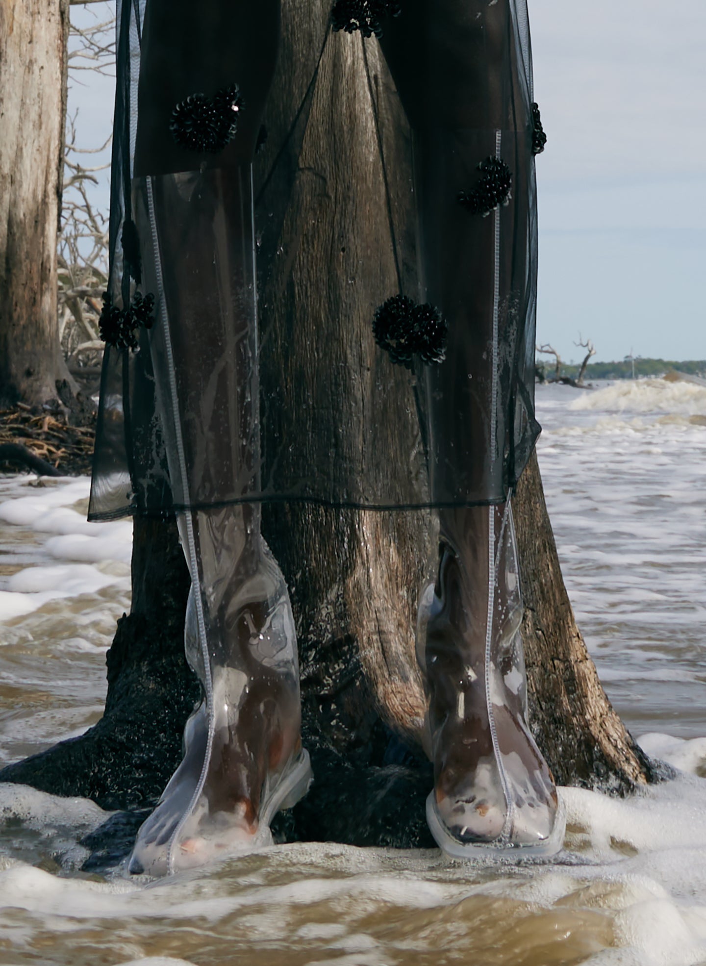 Tibi Mookie Rain Boot