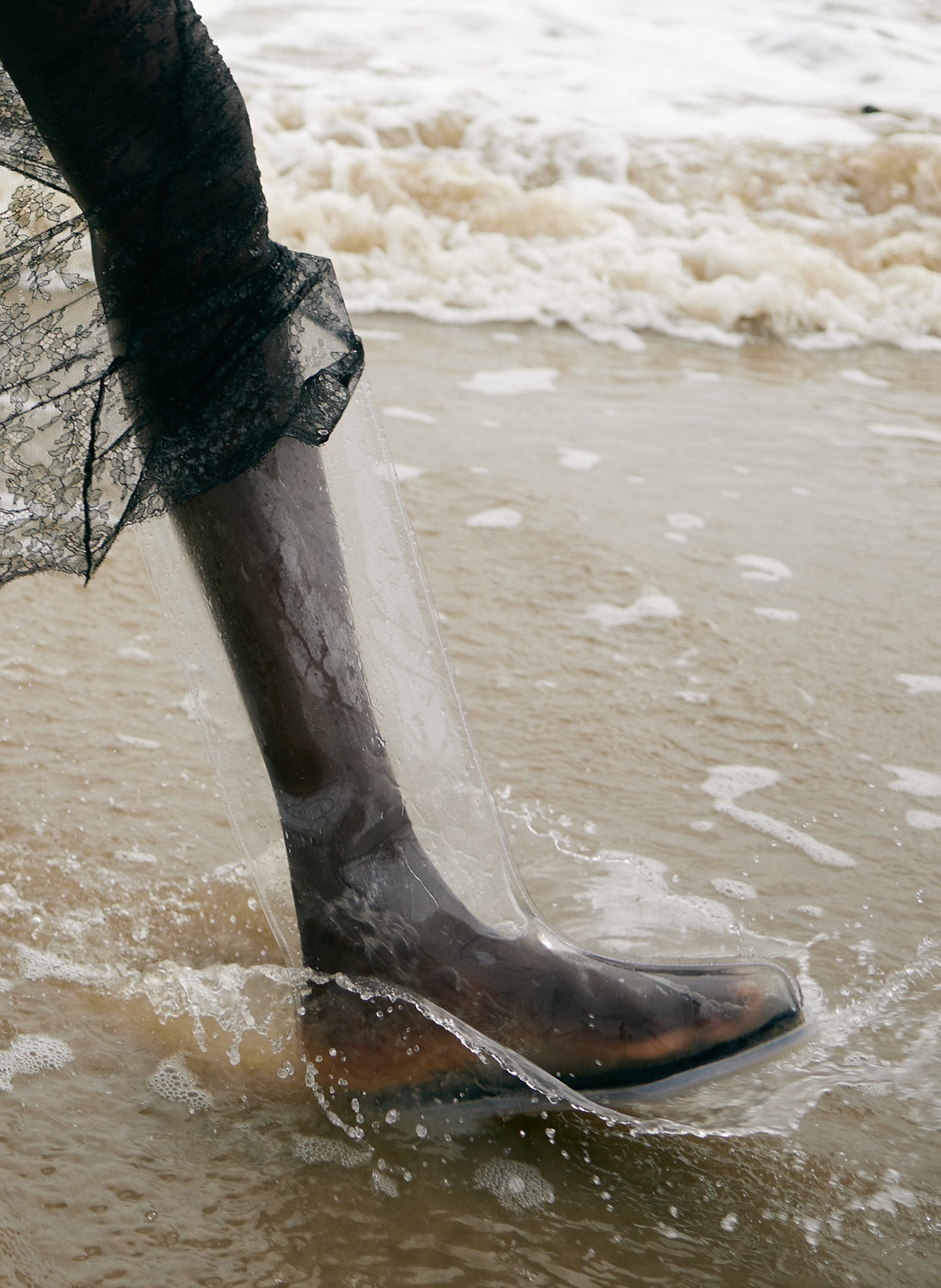 Tibi Mookie Rain Boot