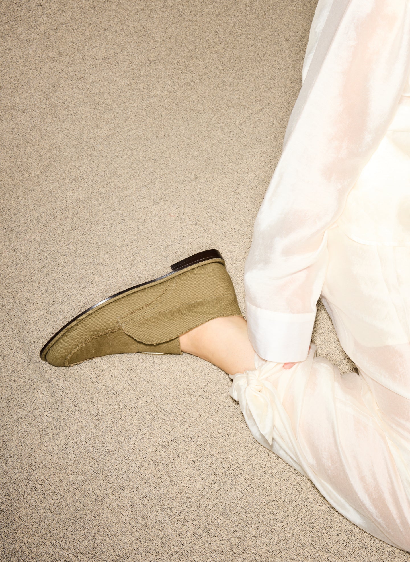 Tibi Harry Canvas Boot