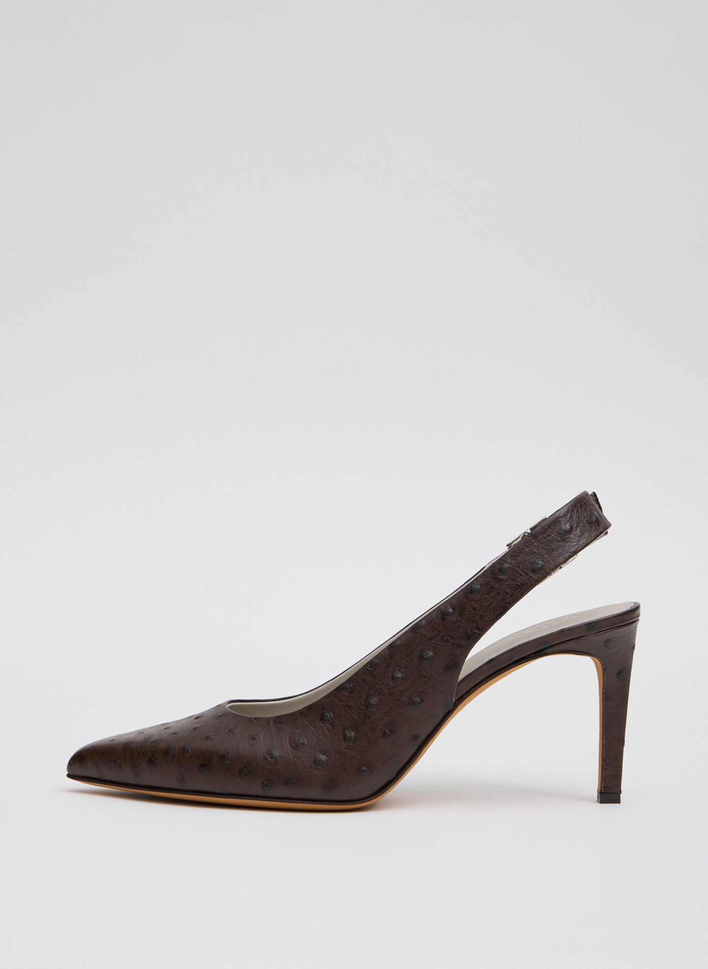 Tibi Ostrich Print Reyner Pump