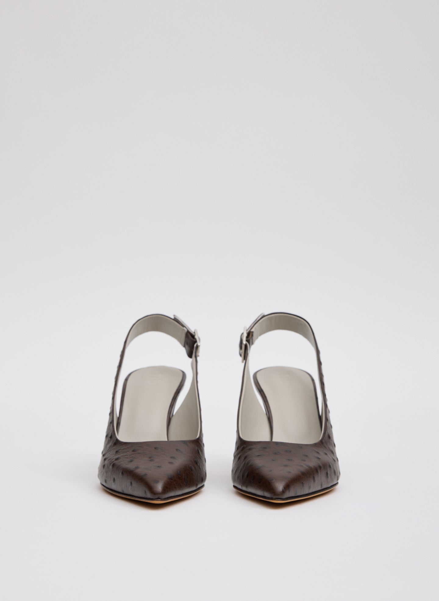 Tibi Ostrich Print Reyner Pump