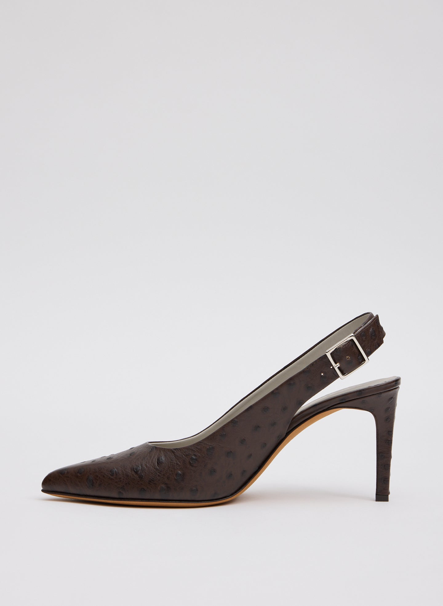 Tibi Ostrich Print Reyner Pump