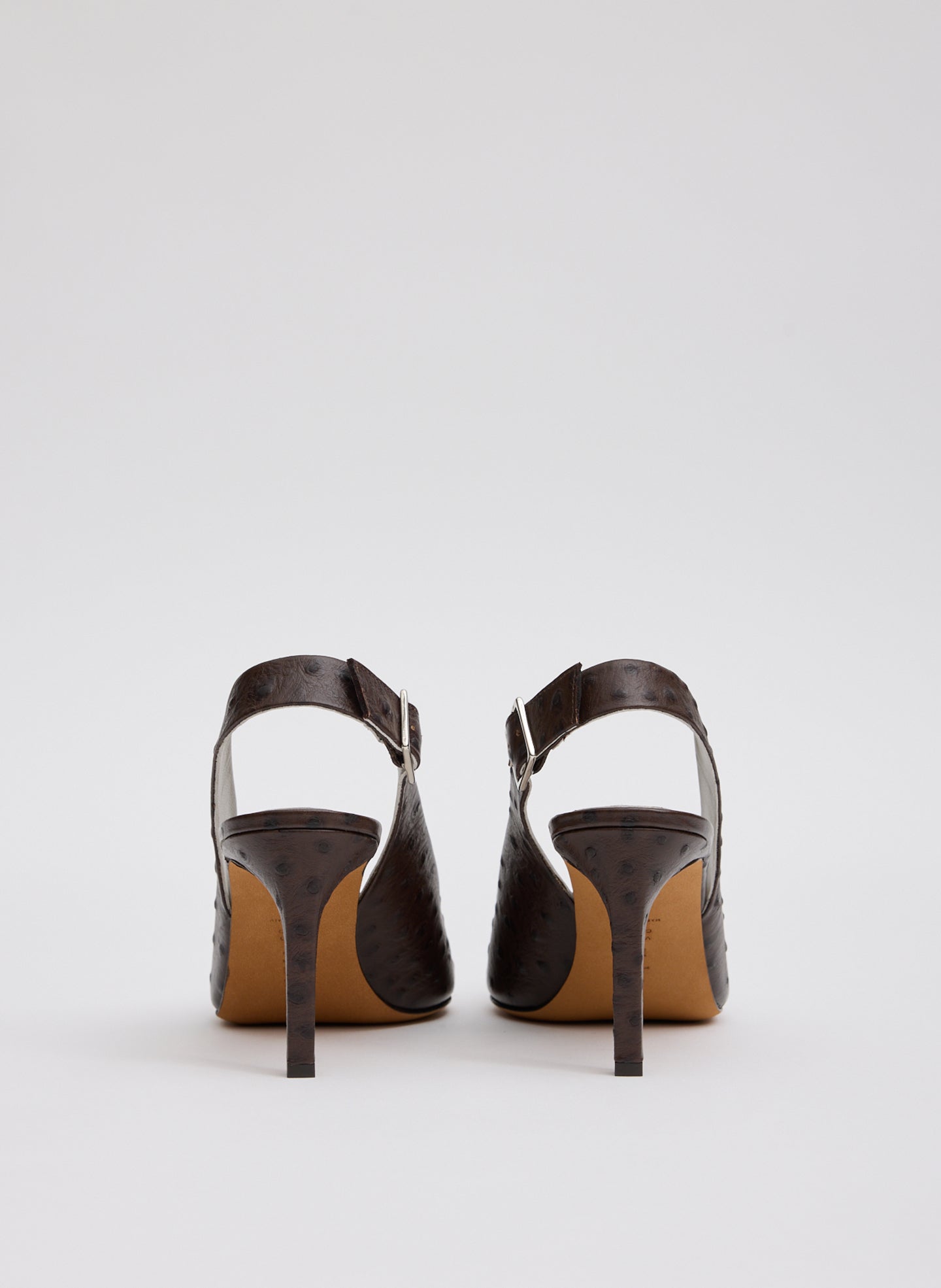 Tibi Ostrich Print Reyner Pump