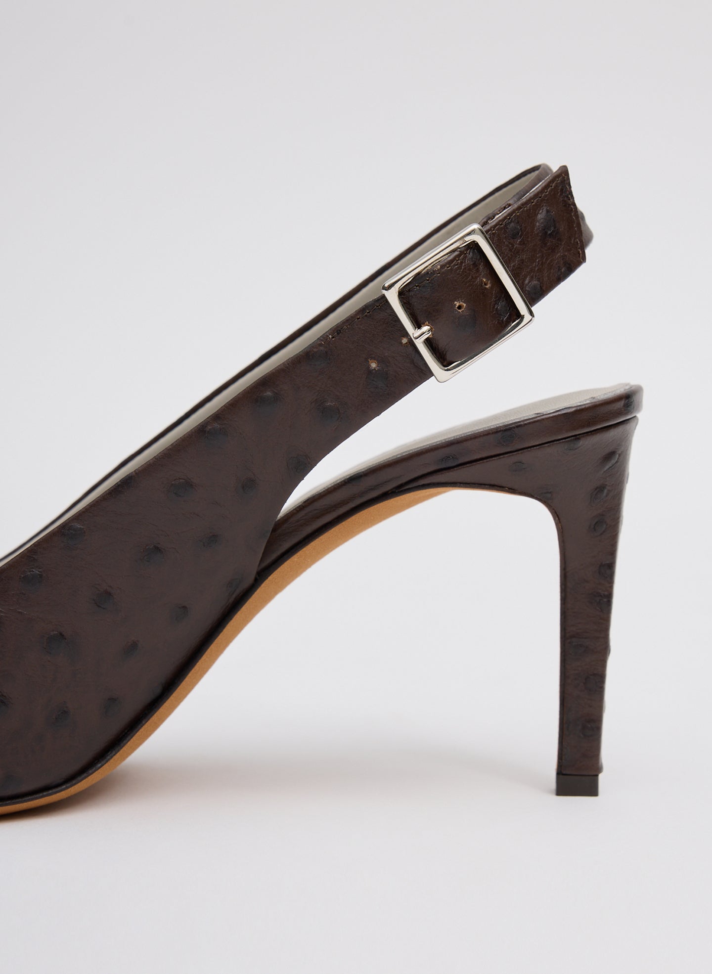 Tibi Ostrich Print Reyner Pump