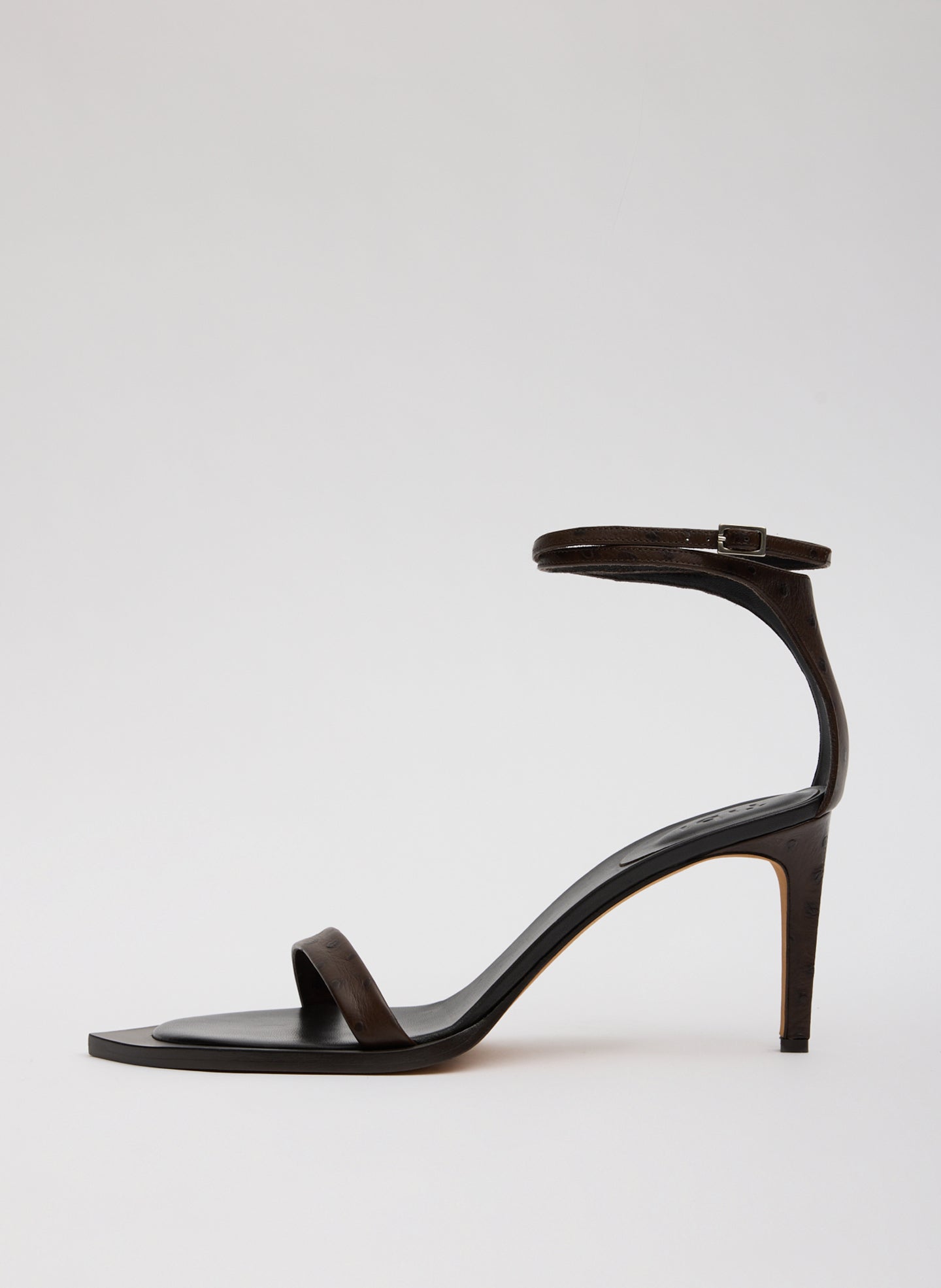 Tibi Ostrich Print Erno Heel