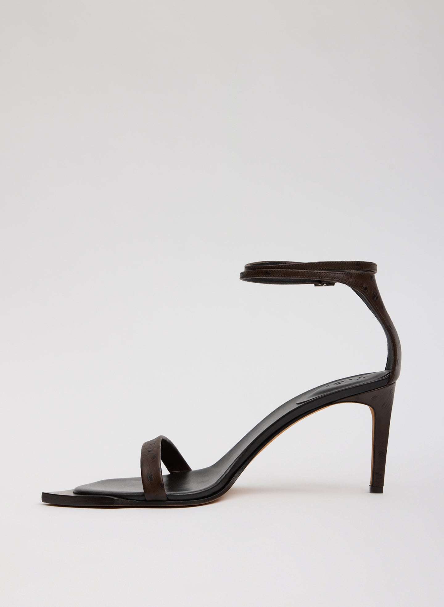 Tibi Ostrich Print Erno Heel