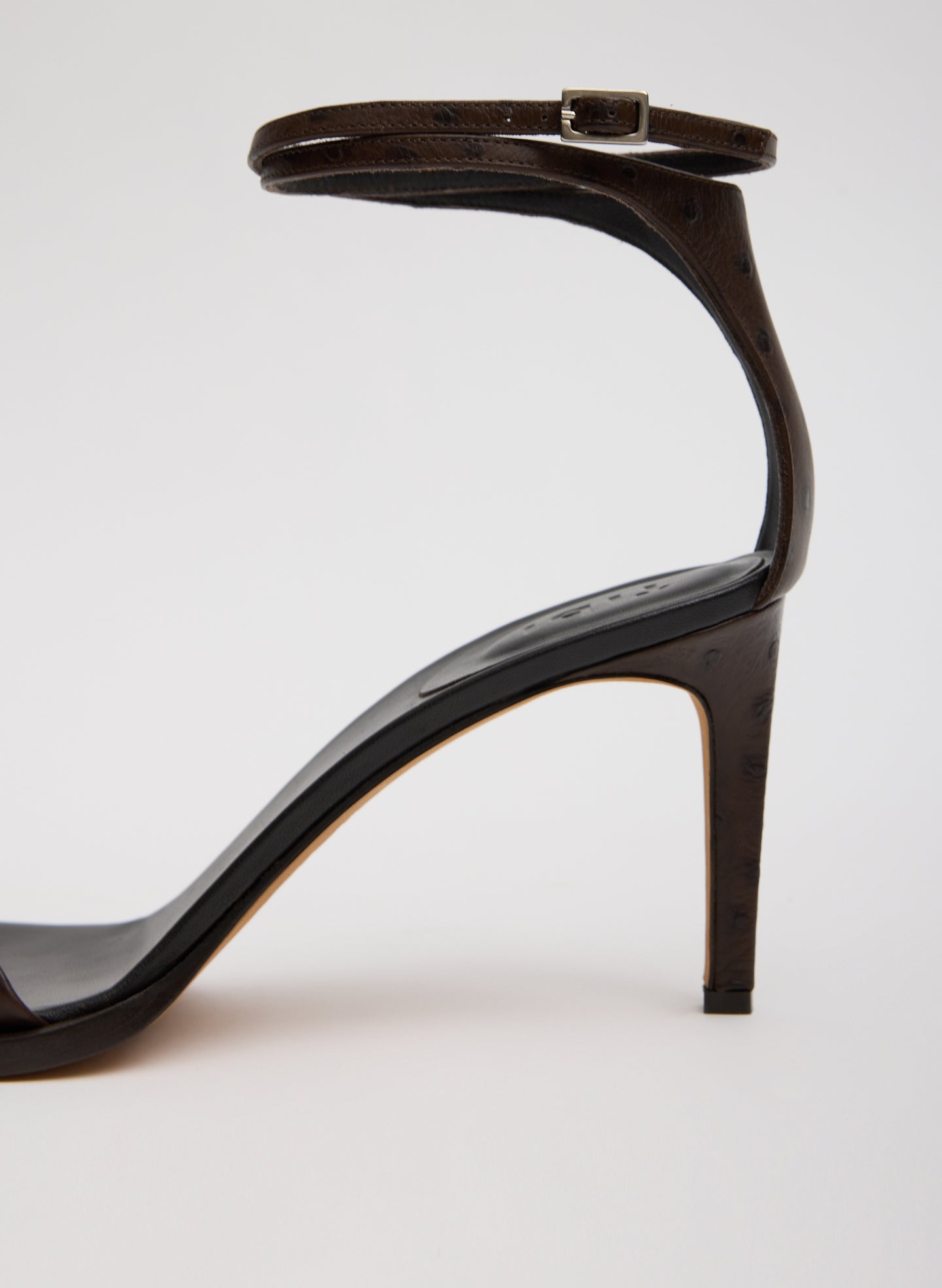 Tibi Ostrich Print Erno Heel