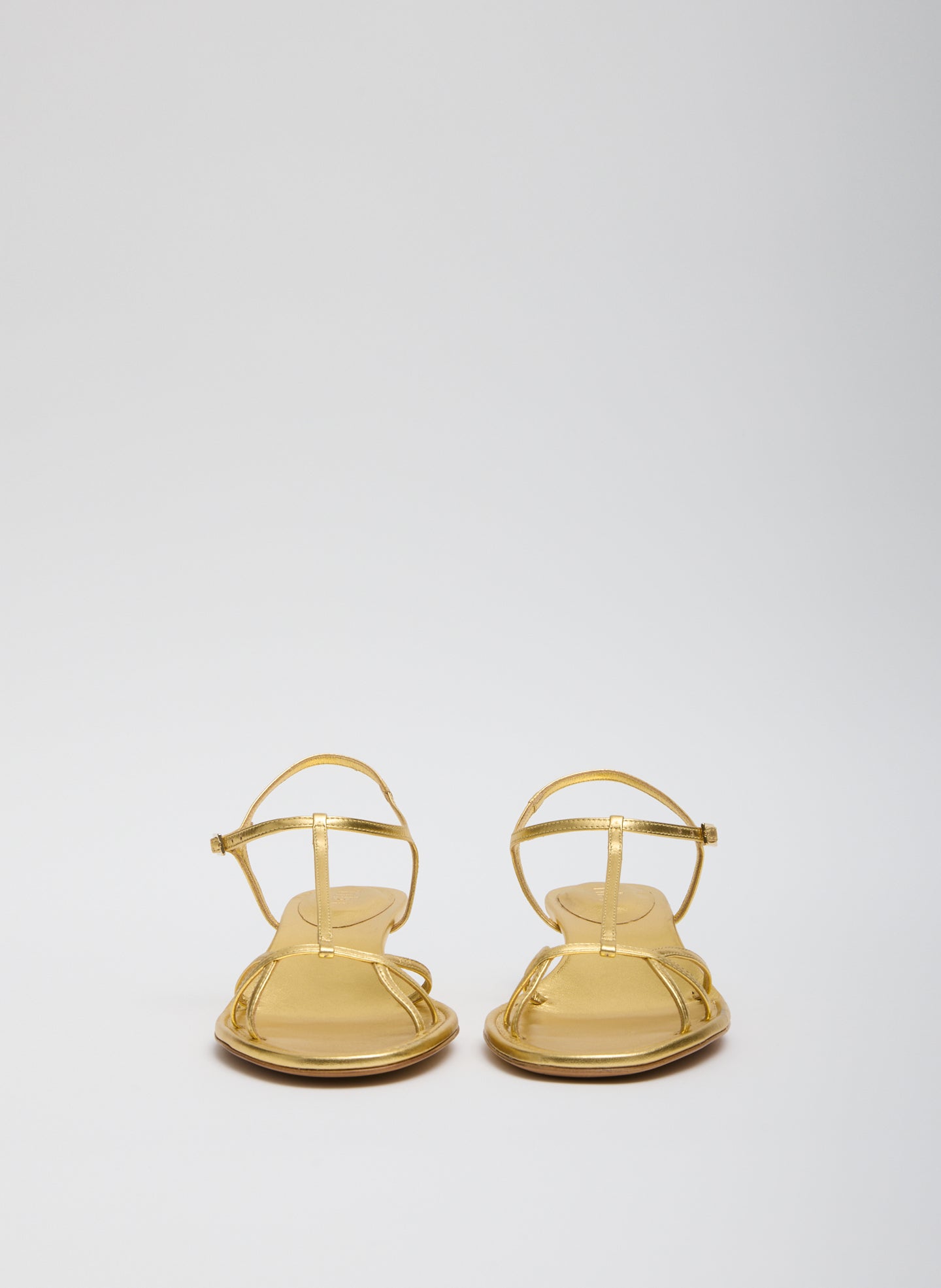 Tibi Christopher Metallic Nappa Heel