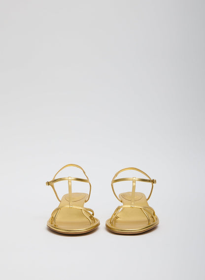 Tibi Christopher Metallic Nappa Heel