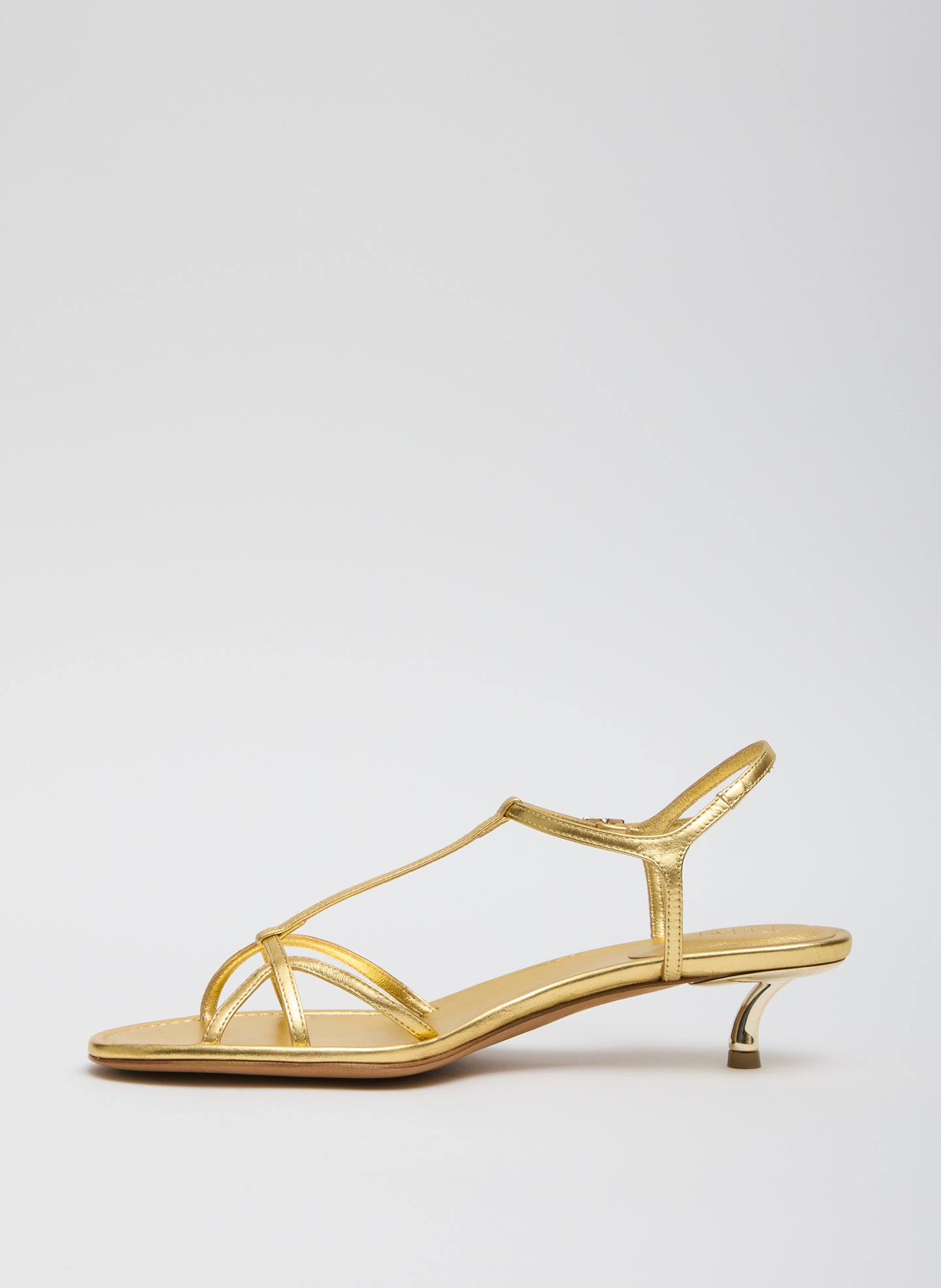 Tibi Christopher Metallic Nappa Heel