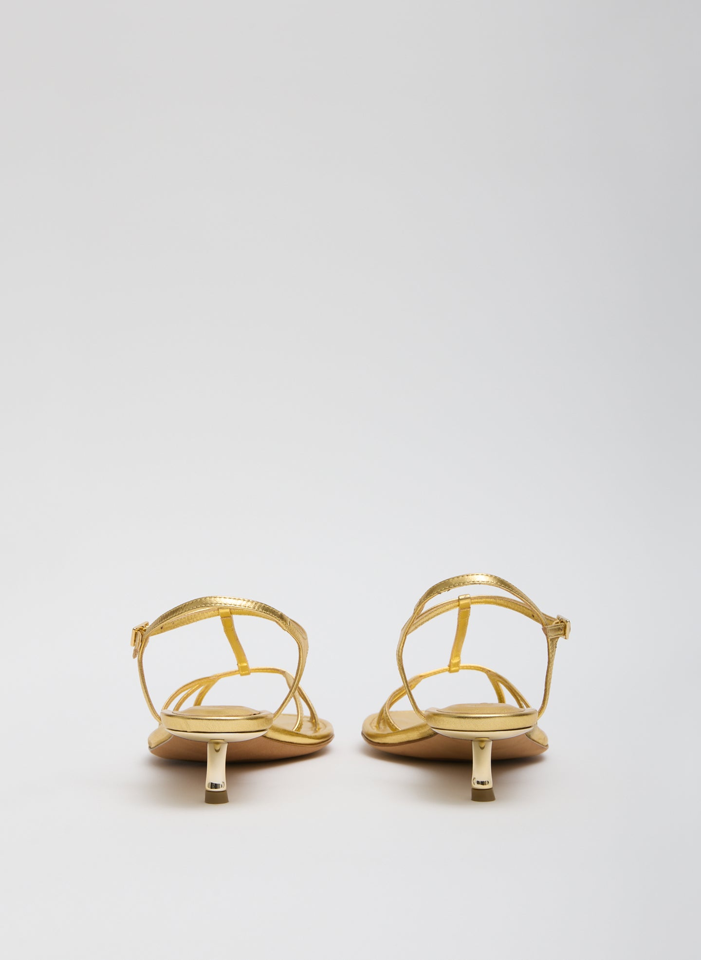 Tibi Christopher Metallic Nappa Heel