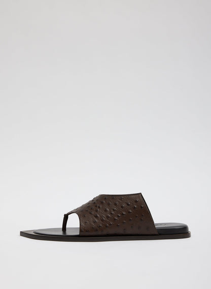 Tibi Ostrich Print Gerard Sandal