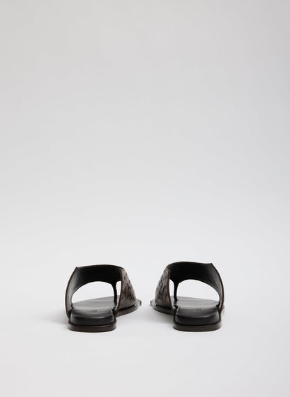 Tibi Ostrich Print Gerard Sandal